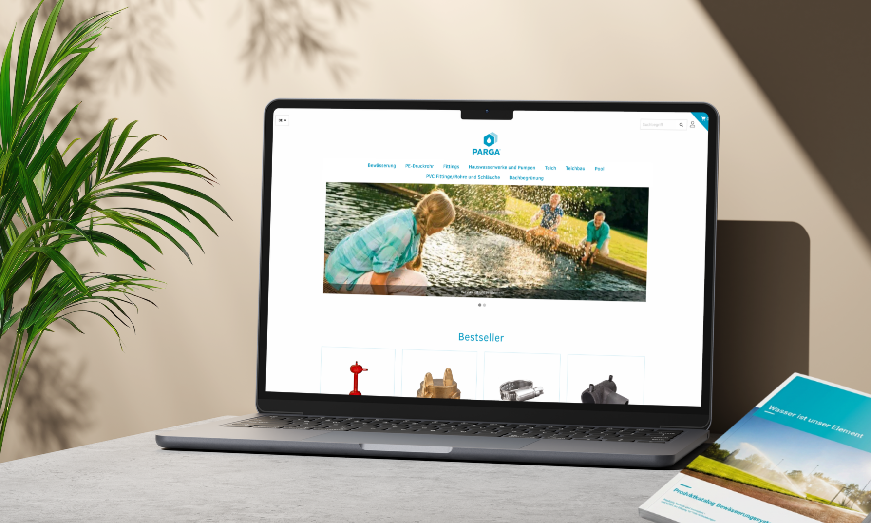 Webshop PARGA Bewässerung B2B