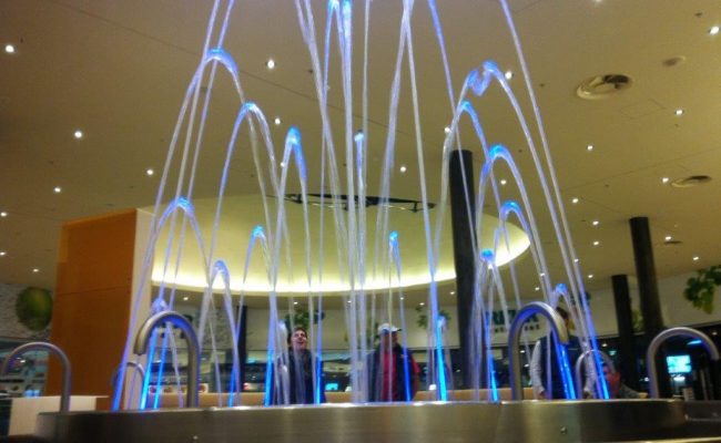 Referenzbild Springbrunnen Jumping Jet Merkurbrunnen