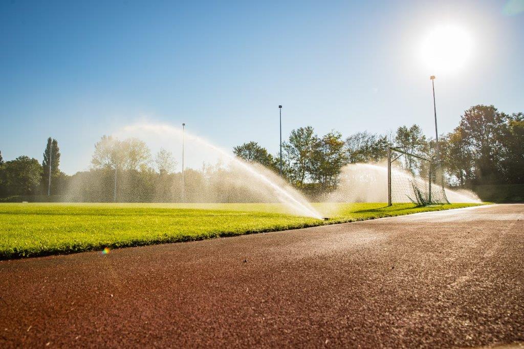 Bewässerungssystem am Sportplatz - Parga