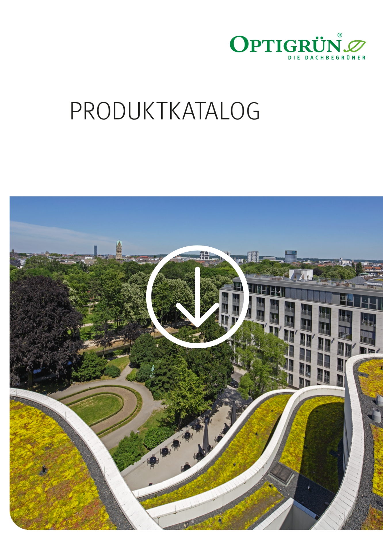 Optigrün Dachbegrünung, Dachterrassenlösungen, Bewässerung von Parga, Dachbewässerung, Naturdach, Dachgrünfläche,